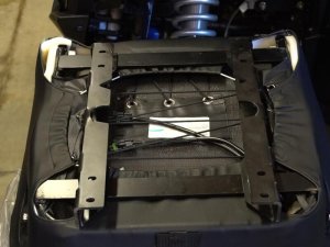 Polaris RZR Pro R4 Seat Mount - Front - PRP Seats - OnyxCoated - 2022+